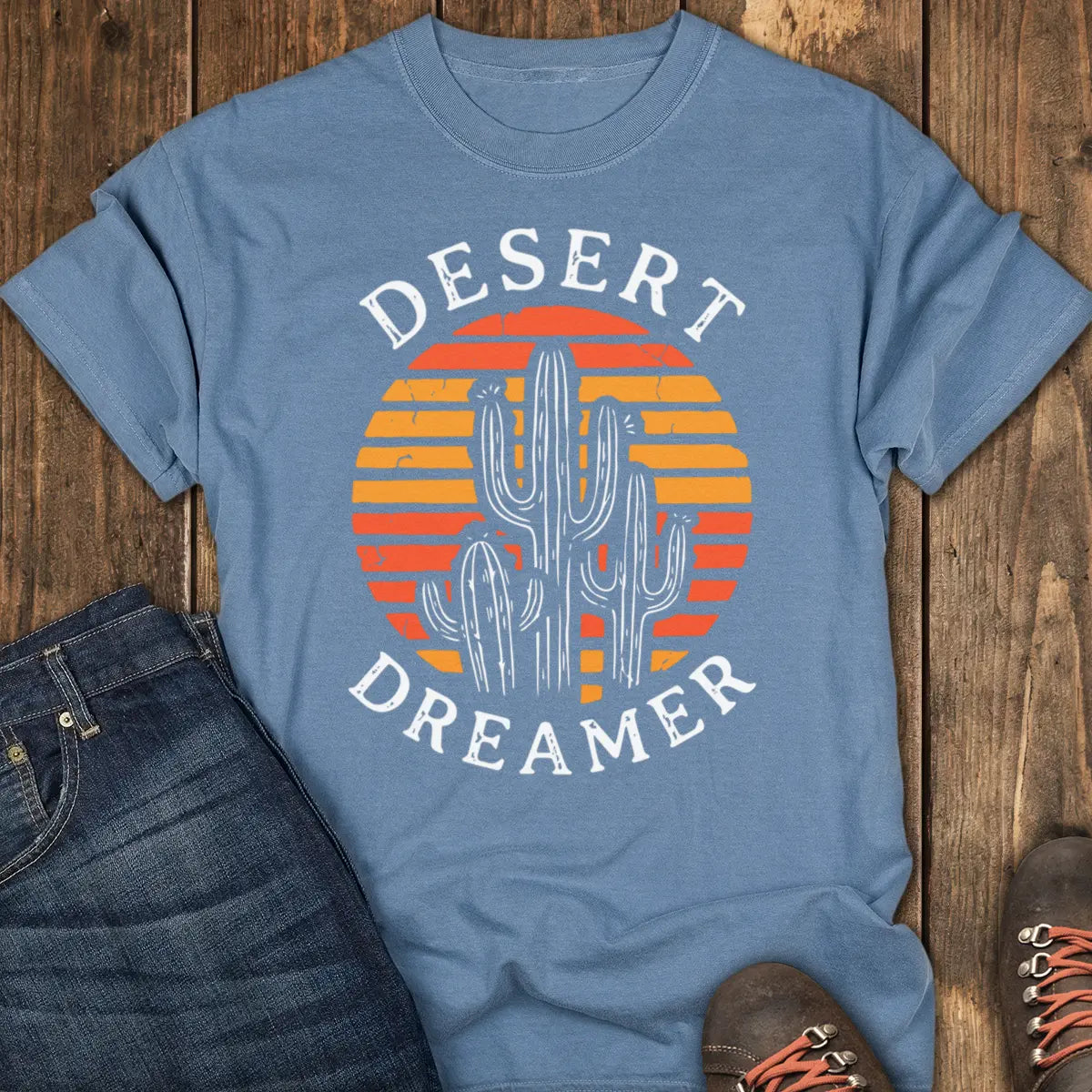 Desert Dreamer Tee - Blue Jean