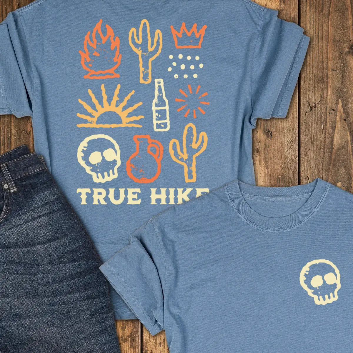 Desert Hangout Tee - Blue Jean