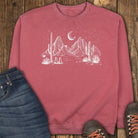 Desert Stargazers Sweatshirt - Crimson