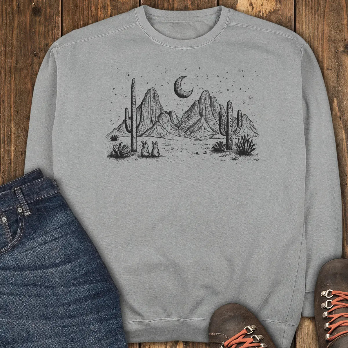 Desert Stargazers Sweatshirt - Grey
