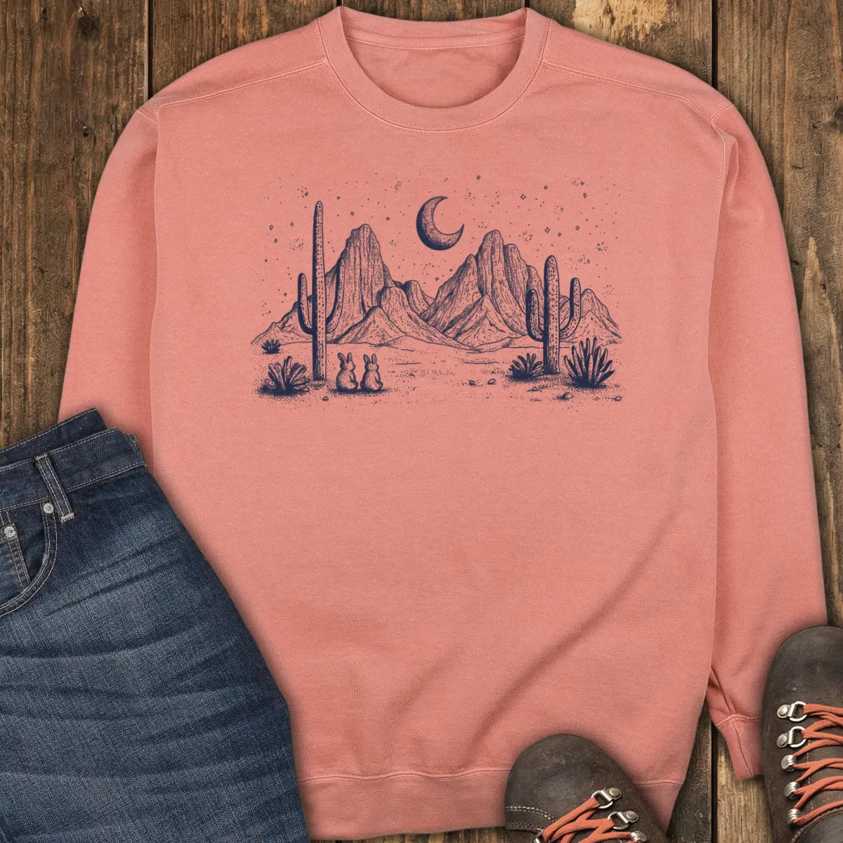 Desert Stargazers Sweatshirt - Terracotta