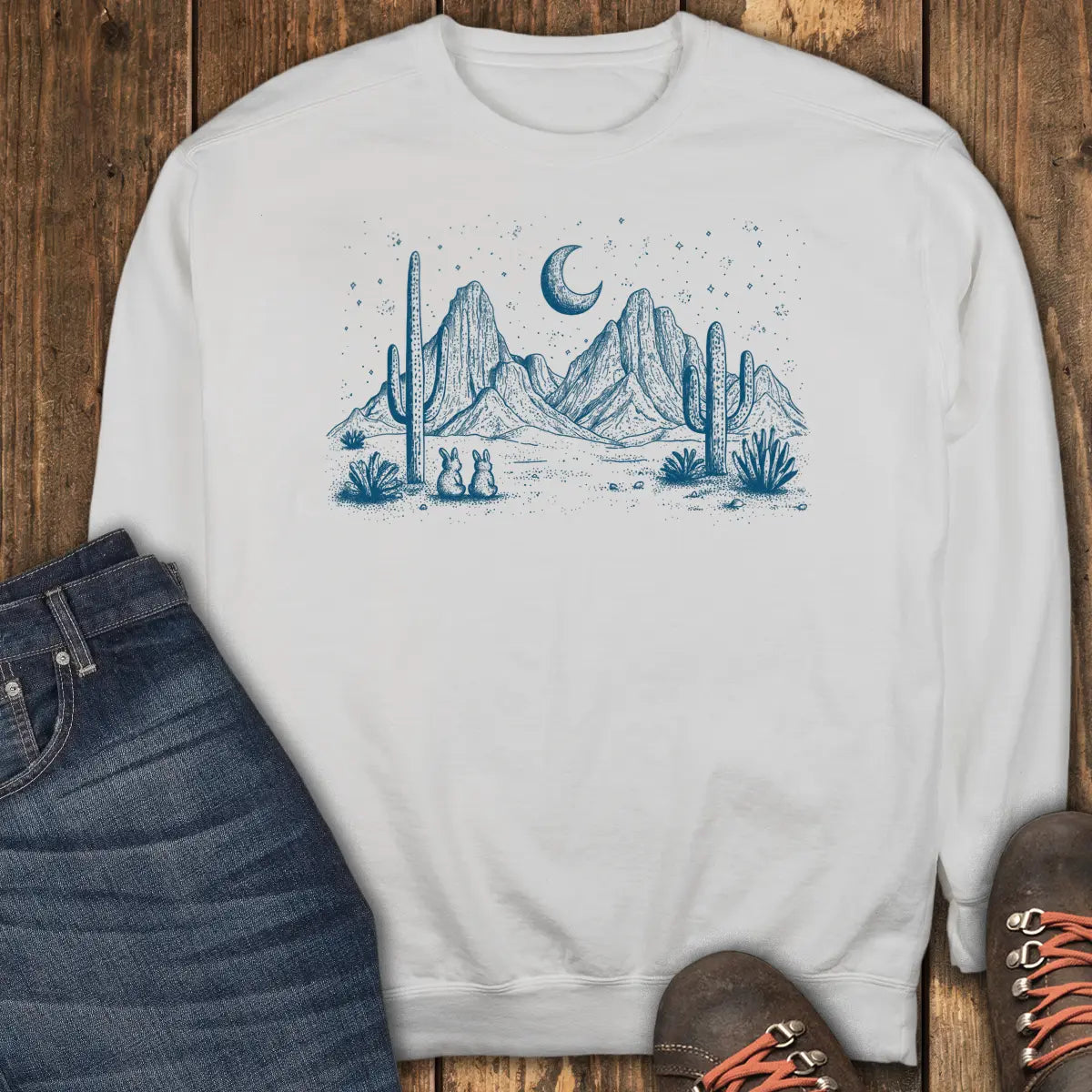 Desert Stargazers Sweatshirt - White