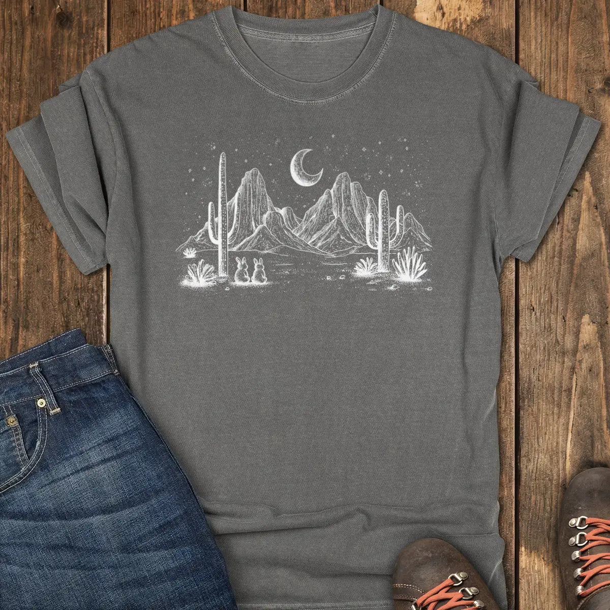 Desert Stargazers Tee - Pepper