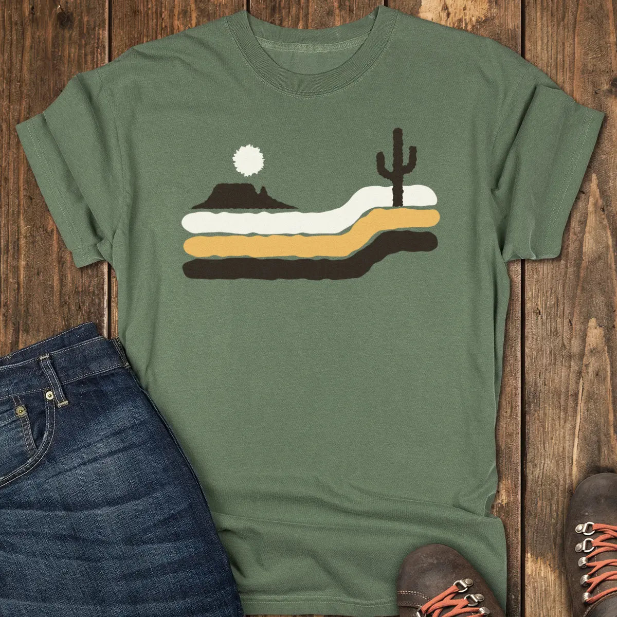 Desertbound Tee - Moss