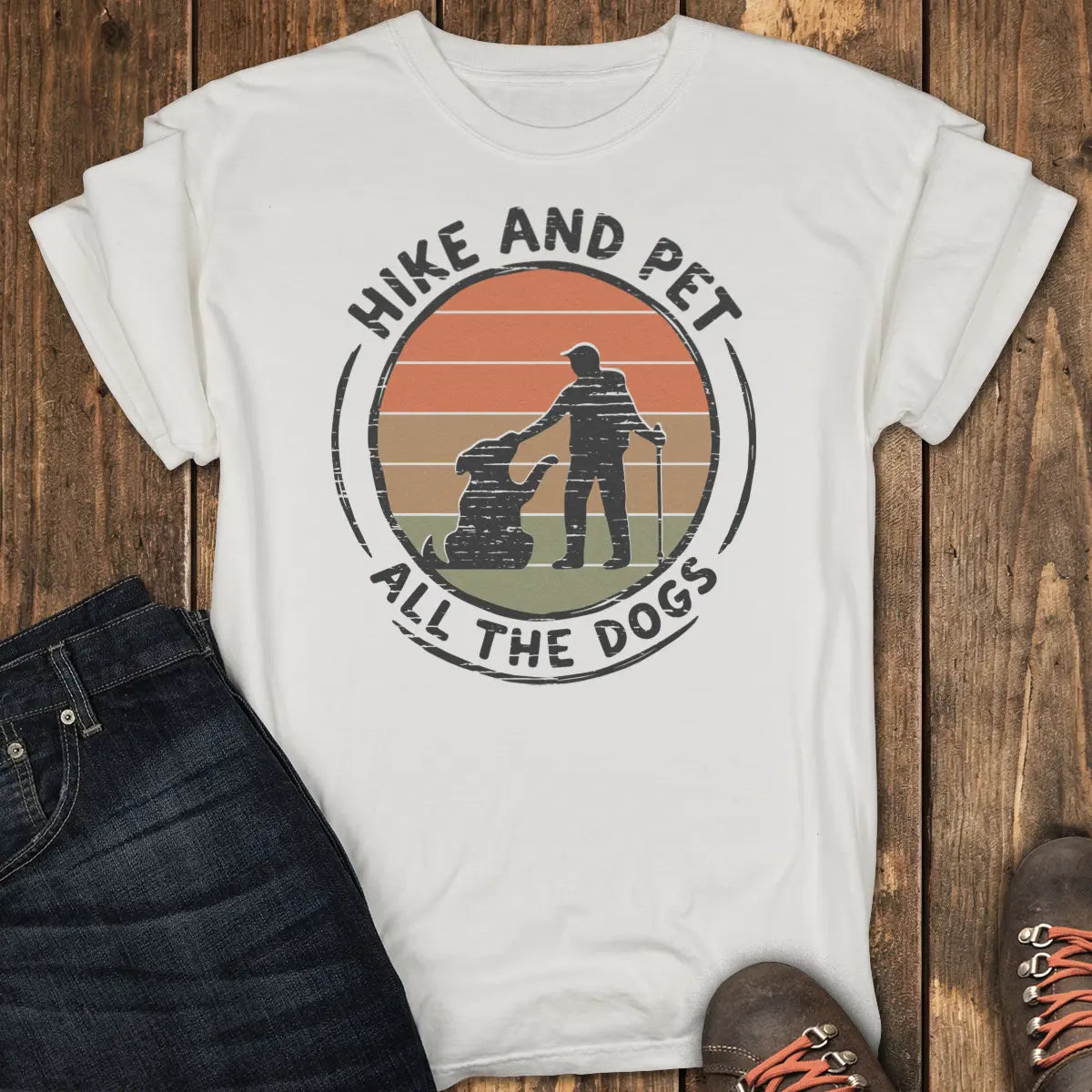 Dogs First Tee - White