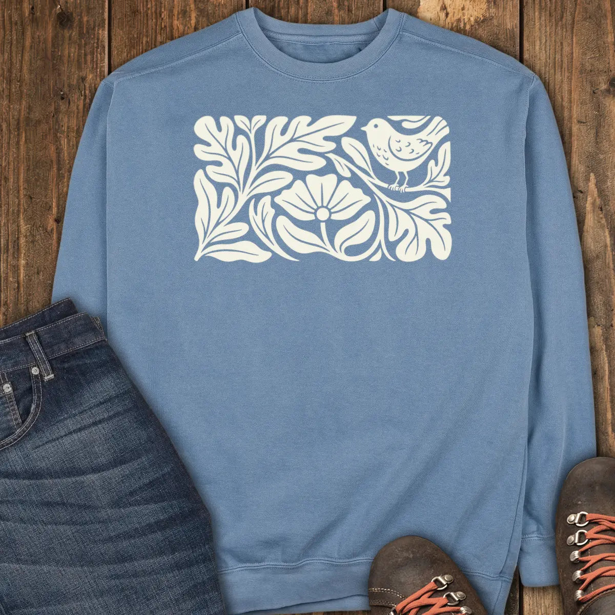 Early Bird Sweatshirt - Blue Jean