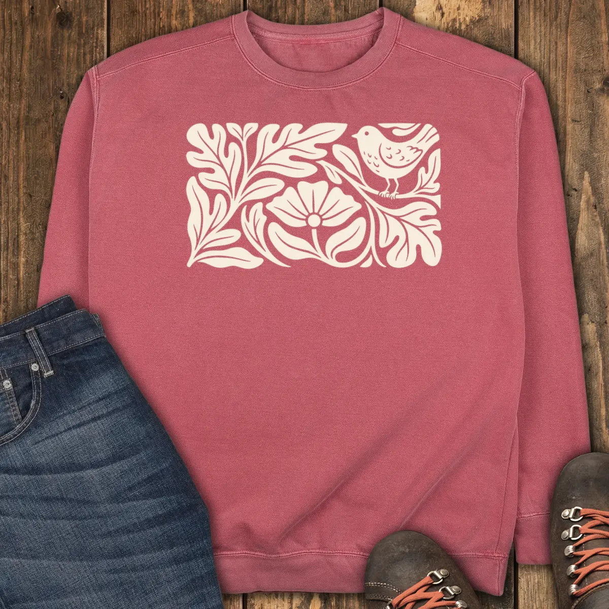 Early Bird Sweatshirt - Crimson