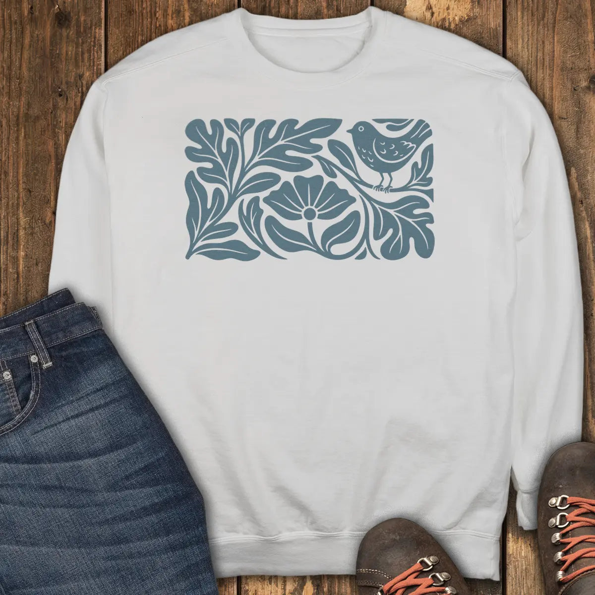 Early Bird Sweatshirt - White