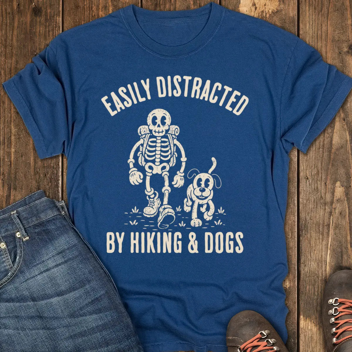 Easily Distracted Tee - Navy