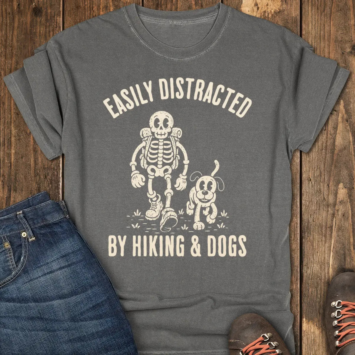 Easily Distracted Tee - Pepper