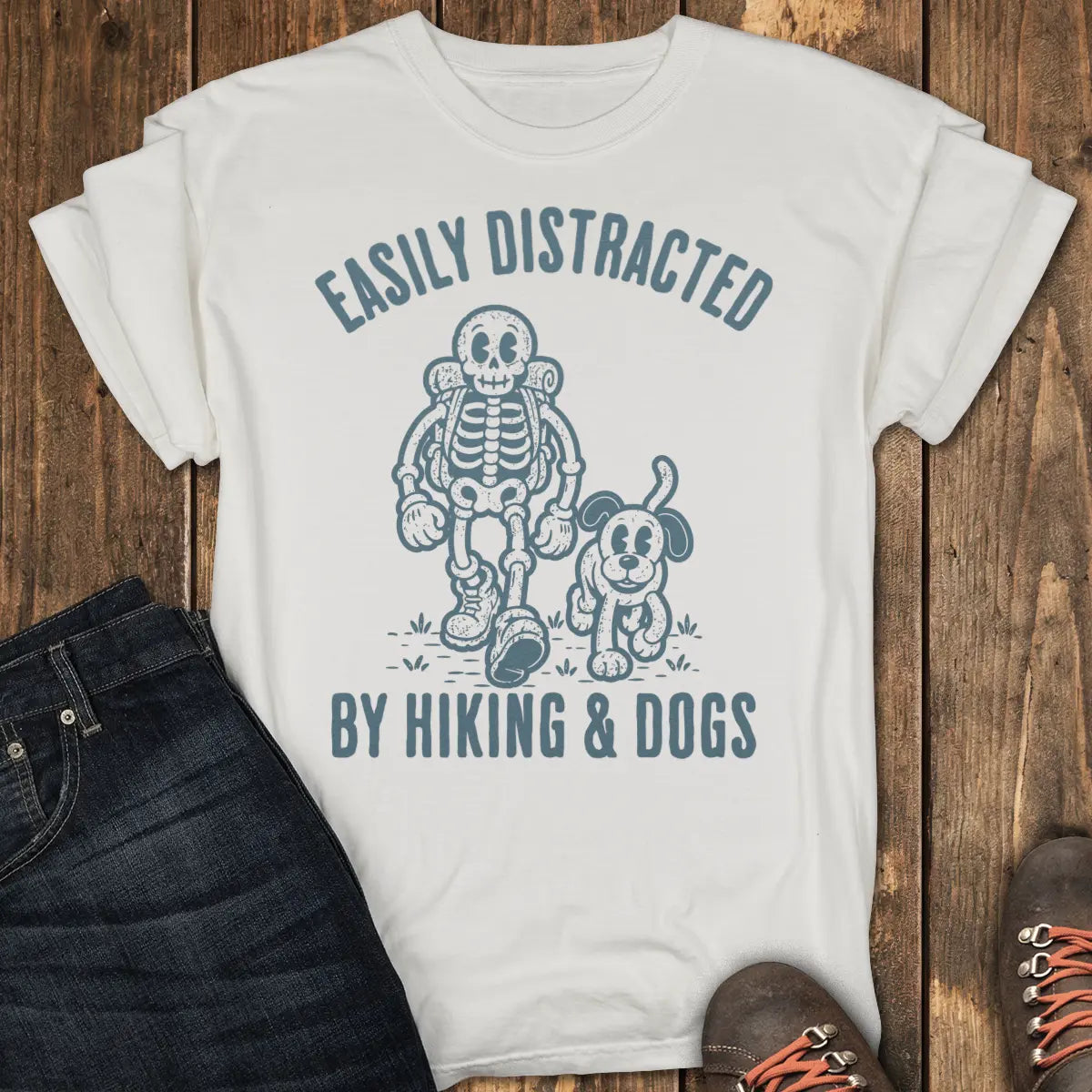 Easily Distracted Tee - White