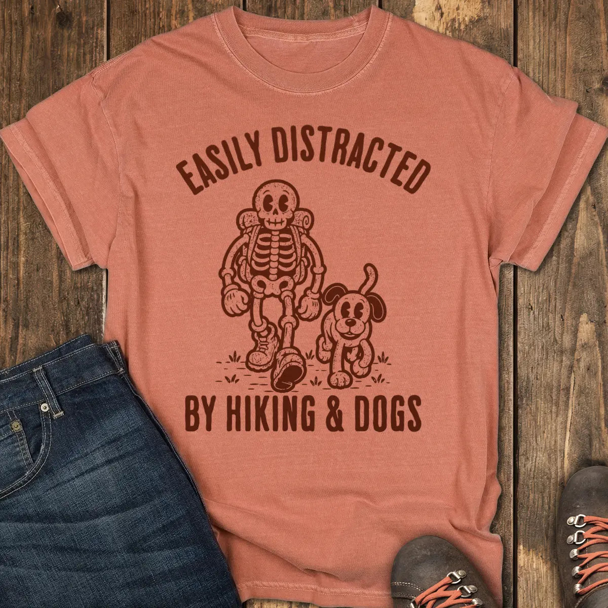 Easily Distracted Tee - Yam