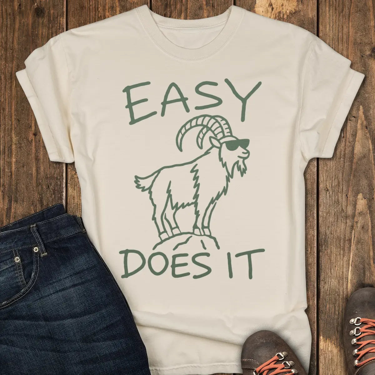 Easy Does It Tee - Ivory