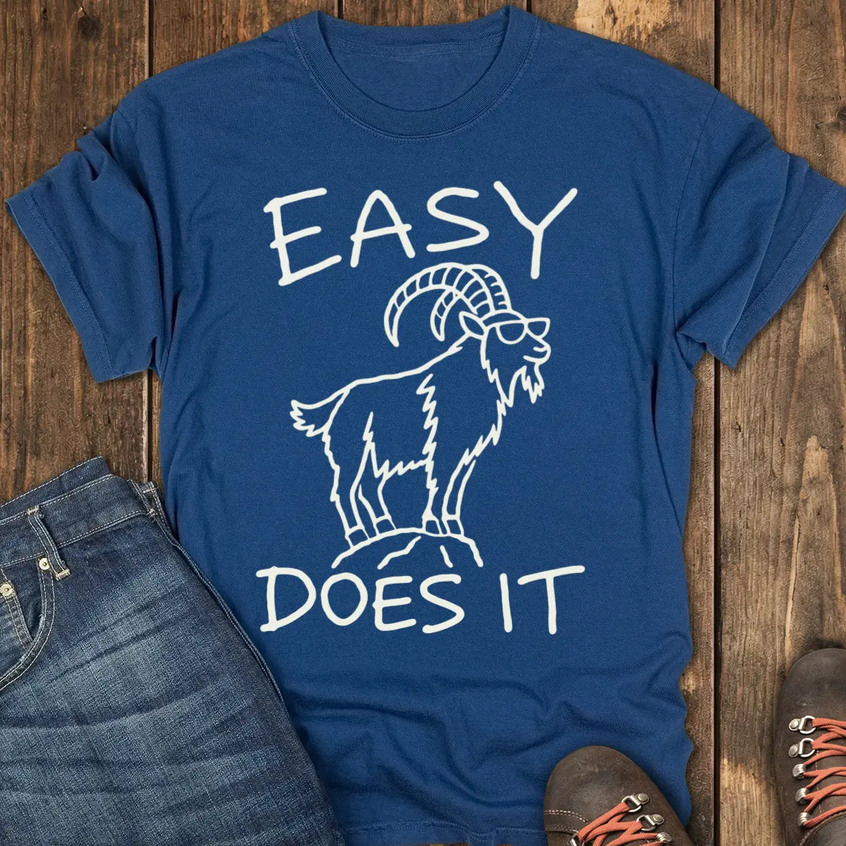 Easy Does It Tee - Navy
