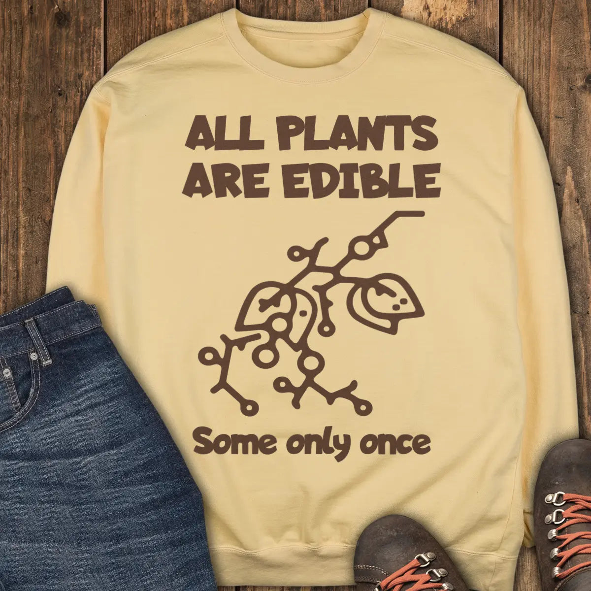Edible Once Sweatshirt - Butter