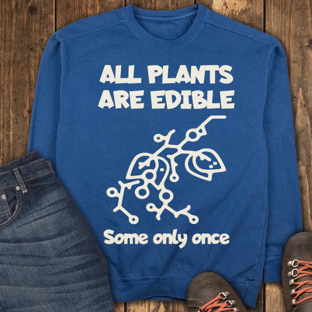 Edible Once Sweatshirt - True Navy