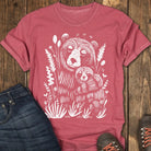 Embrace of the Forest Tee - Crimson