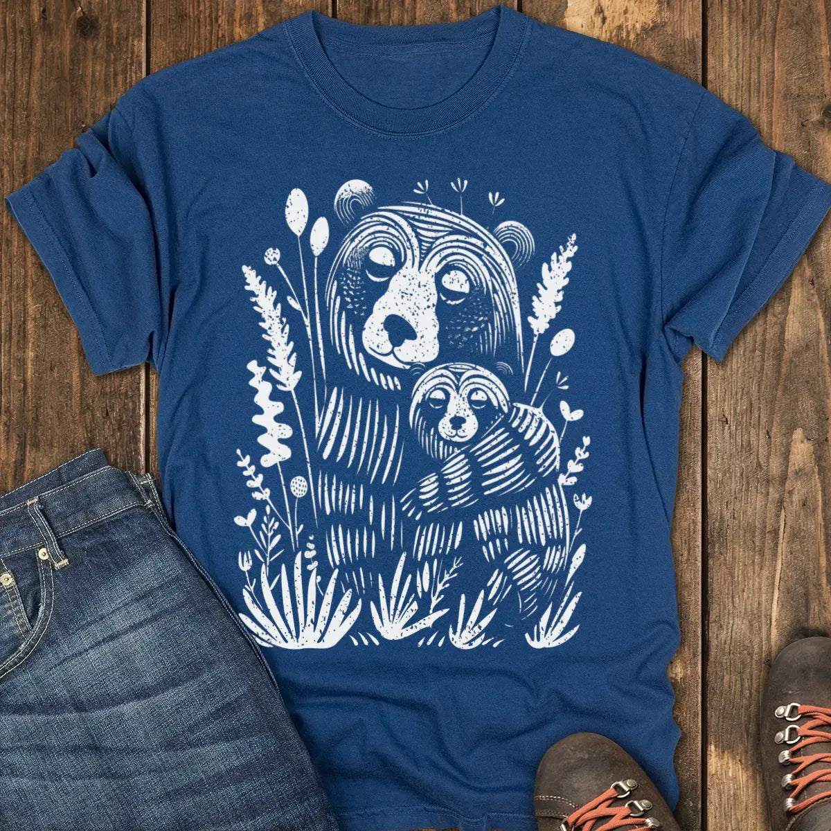 Embrace of the Forest Tee - Navy