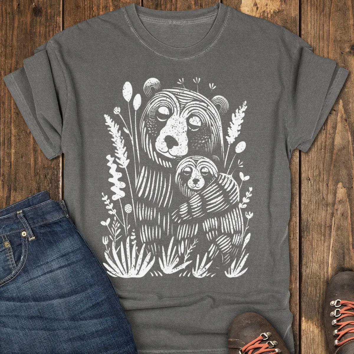 Embrace of the Forest Tee - Pepper