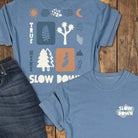 Enjoy the View Tee - Blue Jean