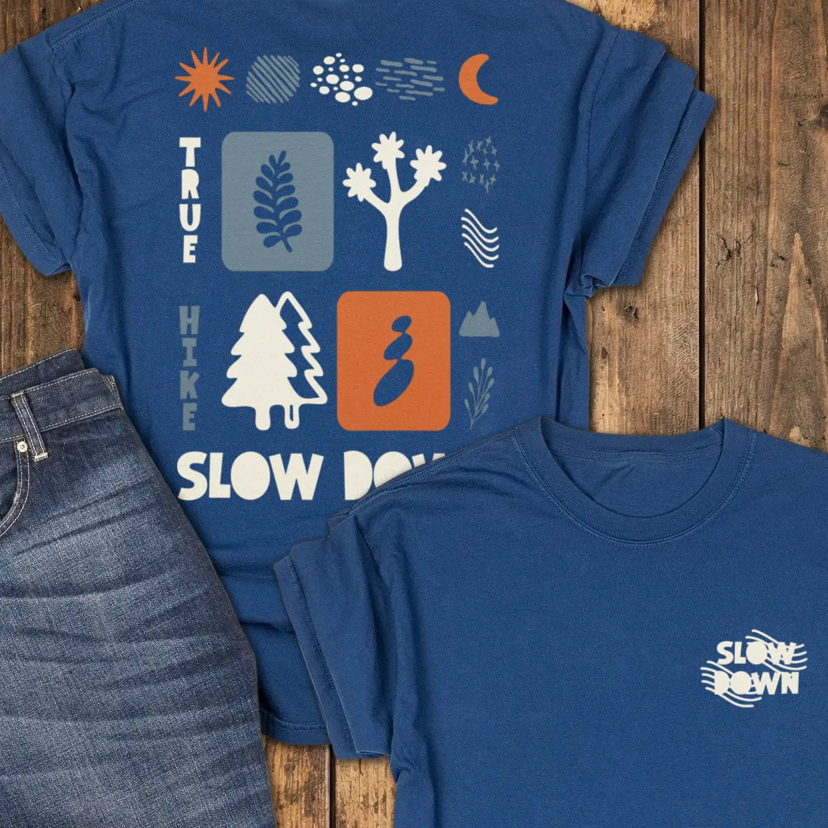 Enjoy the View Tee - Navy