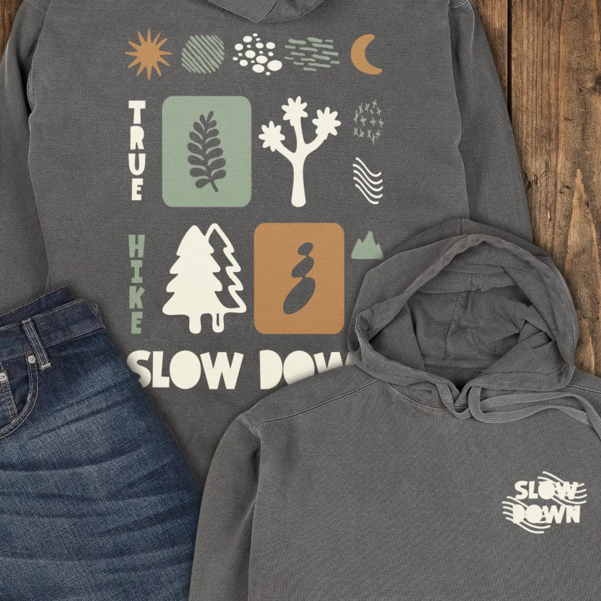 Enjoy the View Hoodie - Pepper