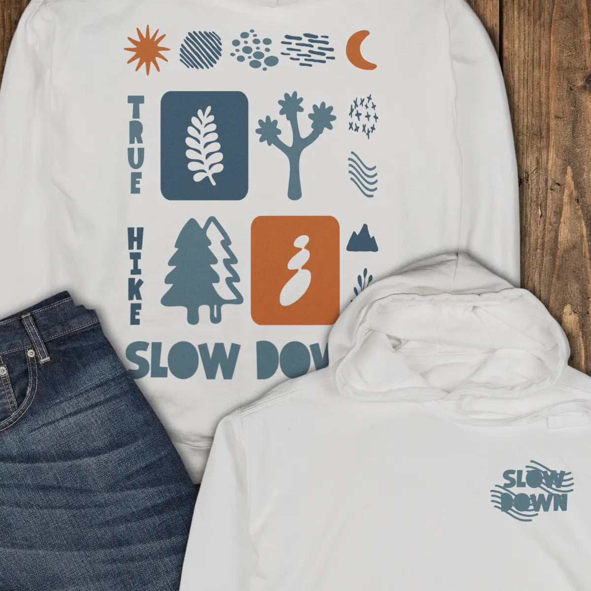 Enjoy the View Hoodie - White