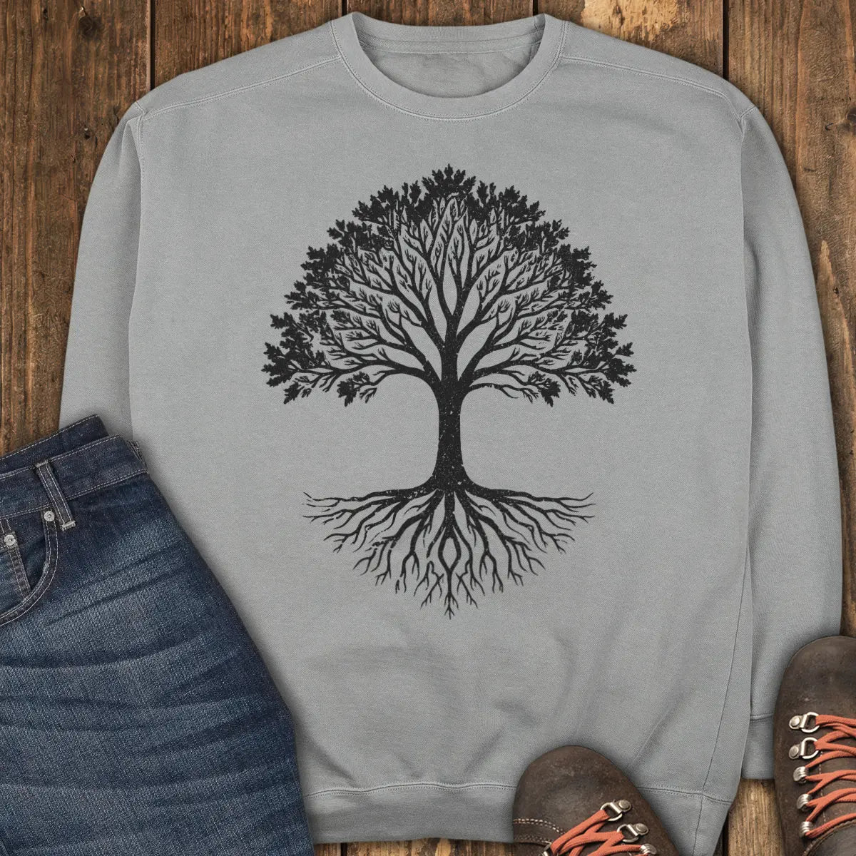 Eternal Tree Sweatshirt - Grey
