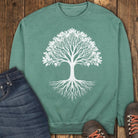 Eternal Tree Sweatshirt - Light Green