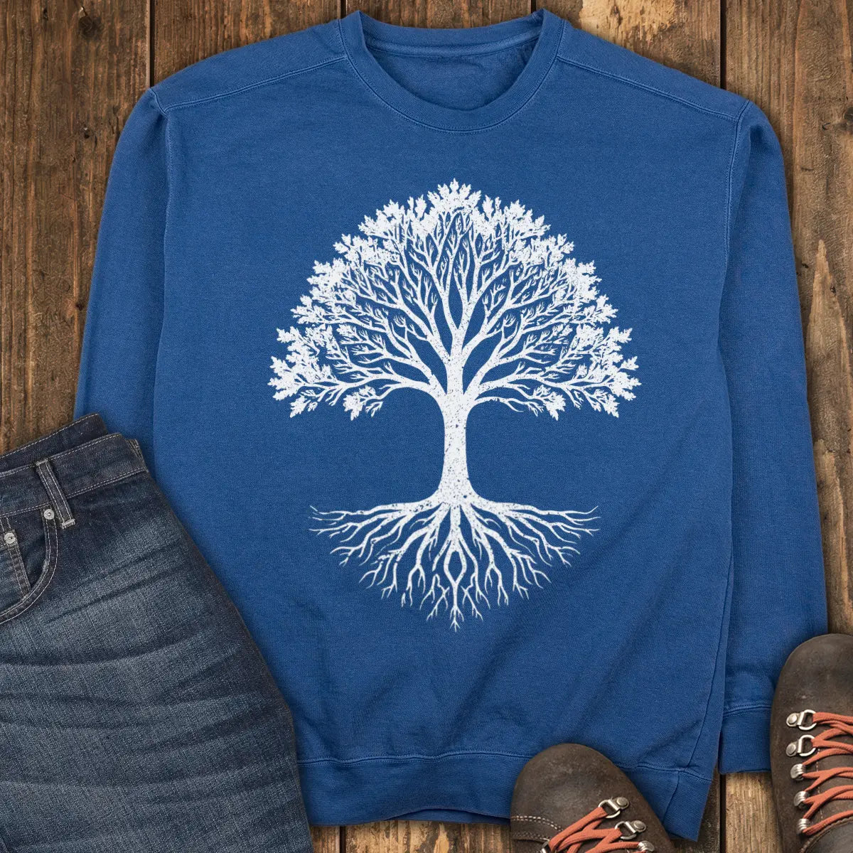Eternal Tree Sweatshirt - True Navy