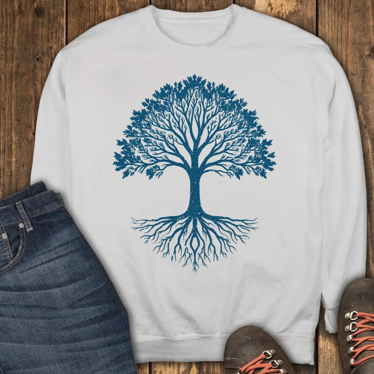 Eternal Tree Sweatshirt - White