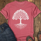 Eternal Tree Tee - Crimson