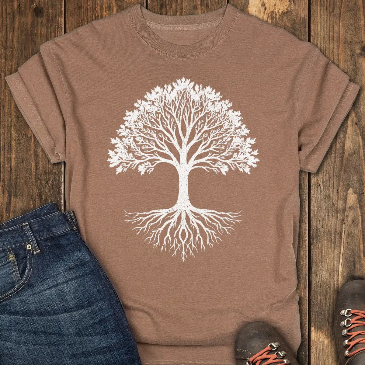 Eternal Tree Tee - Espresso