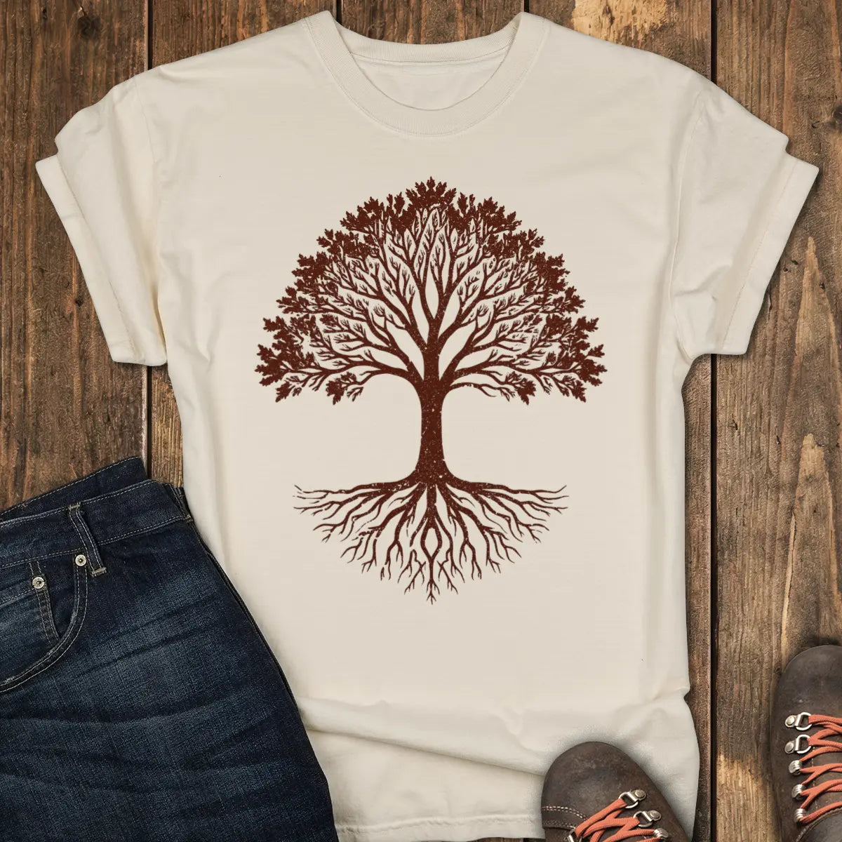 Eternal Tree Tee - Ivory