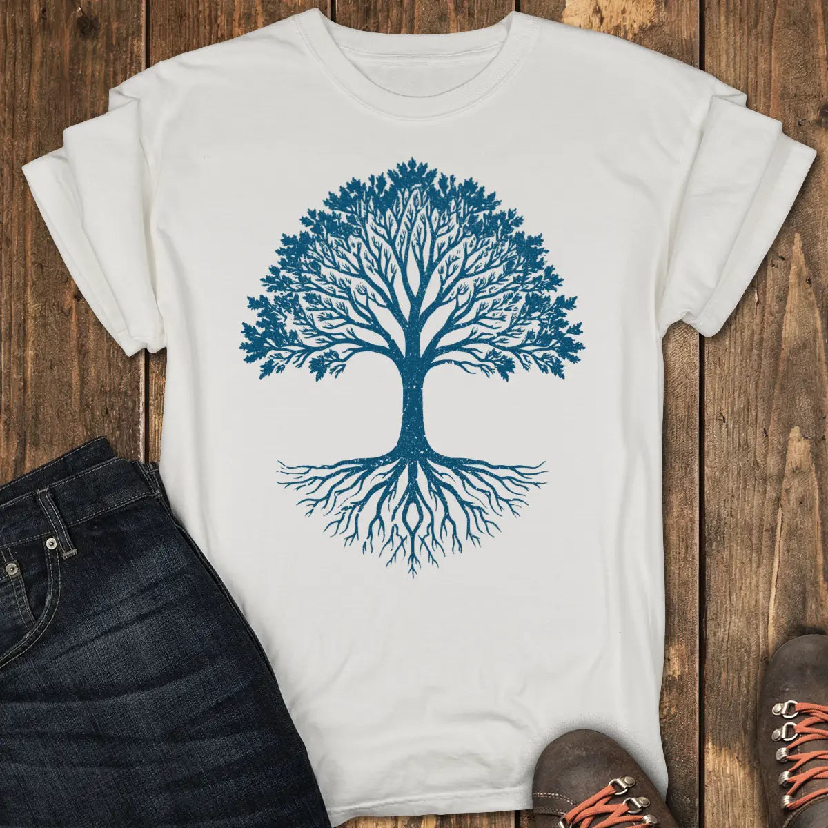Eternal Tree Tee - White
