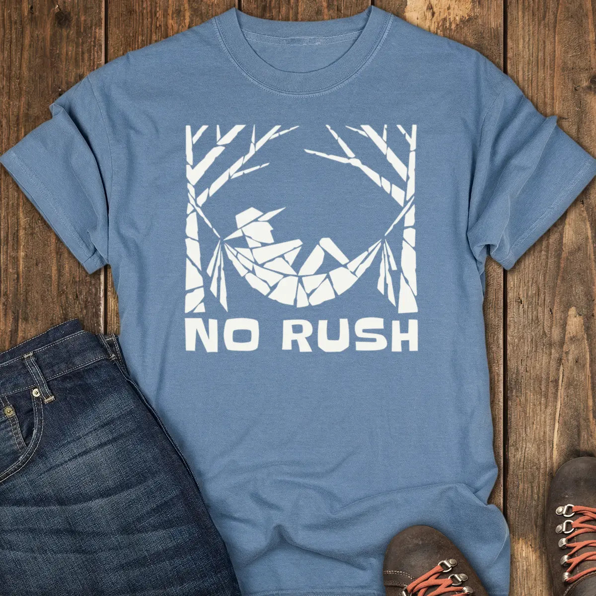 Eventually Tee - Blue Jean