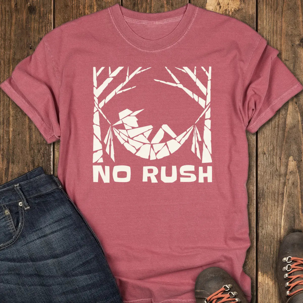 Eventually Tee - Crimson
