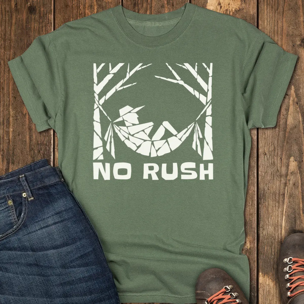 Eventually Tee - Moss