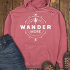 Explore More Hoodie - Crimson