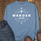 Explore More Sweatshirt - Blue Jean