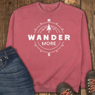 Explore More Sweatshirt - Crimson
