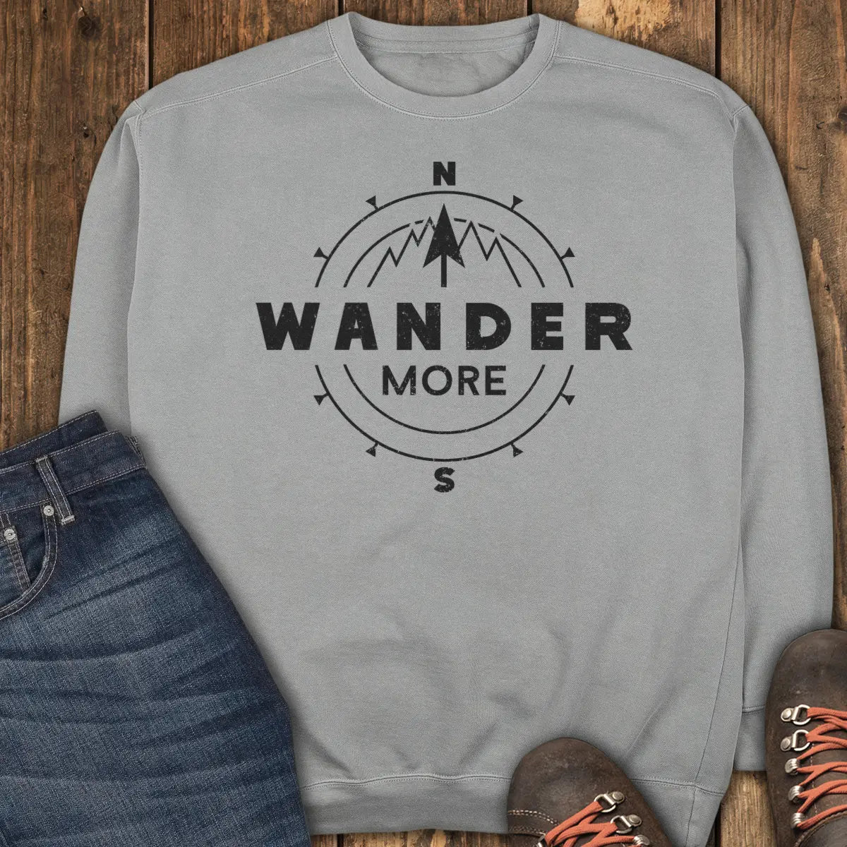 Explore More Sweatshirt - Grey