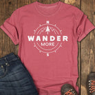 Explore More Tee - Crimson
