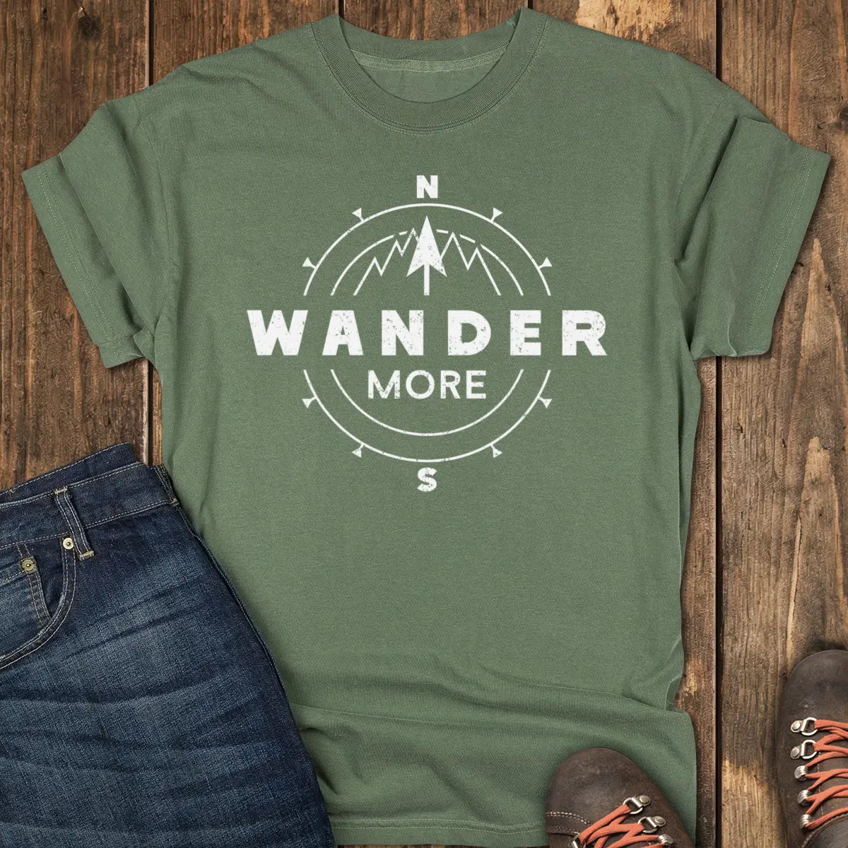 Explore More Tee - Moss