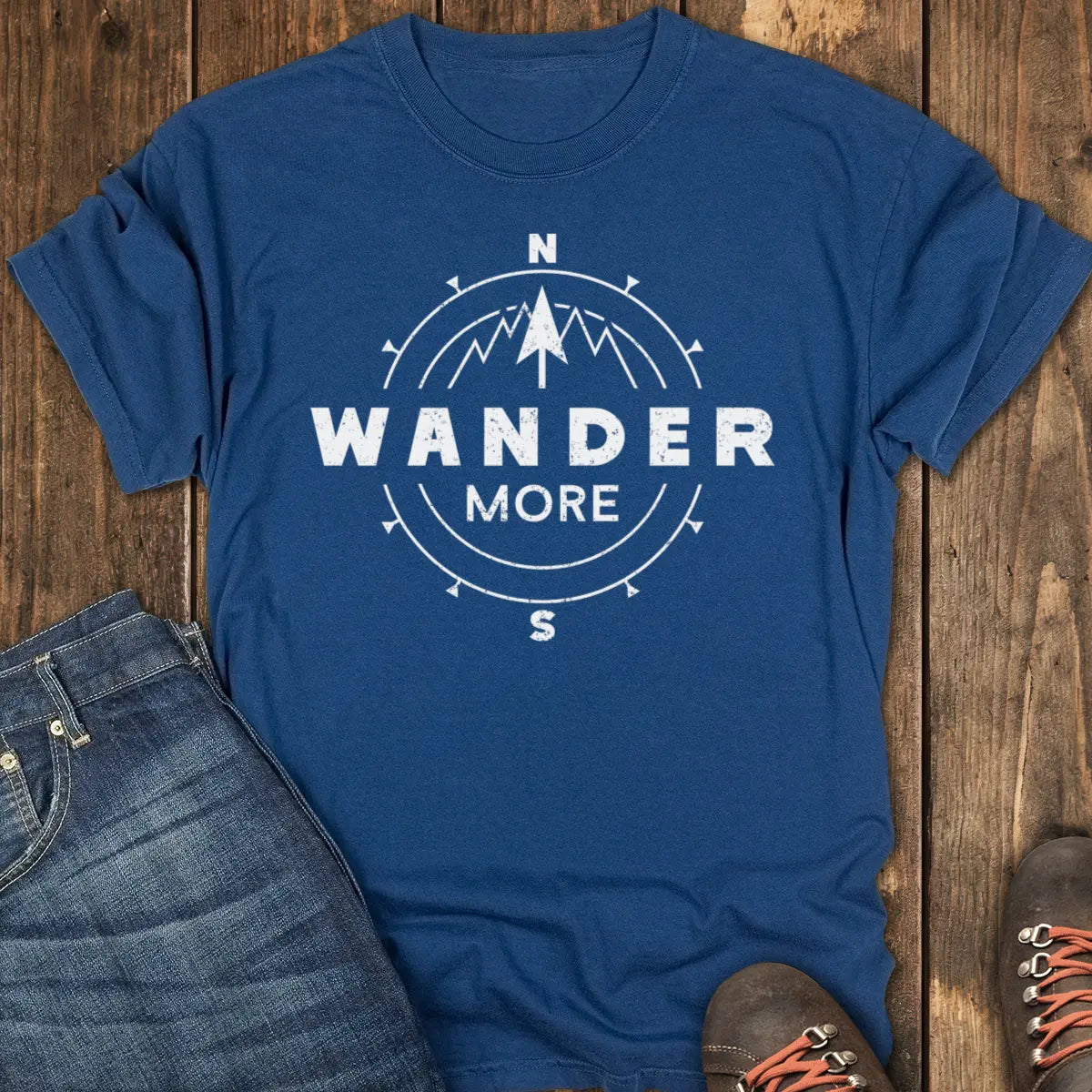 Explore More Tee - Navy