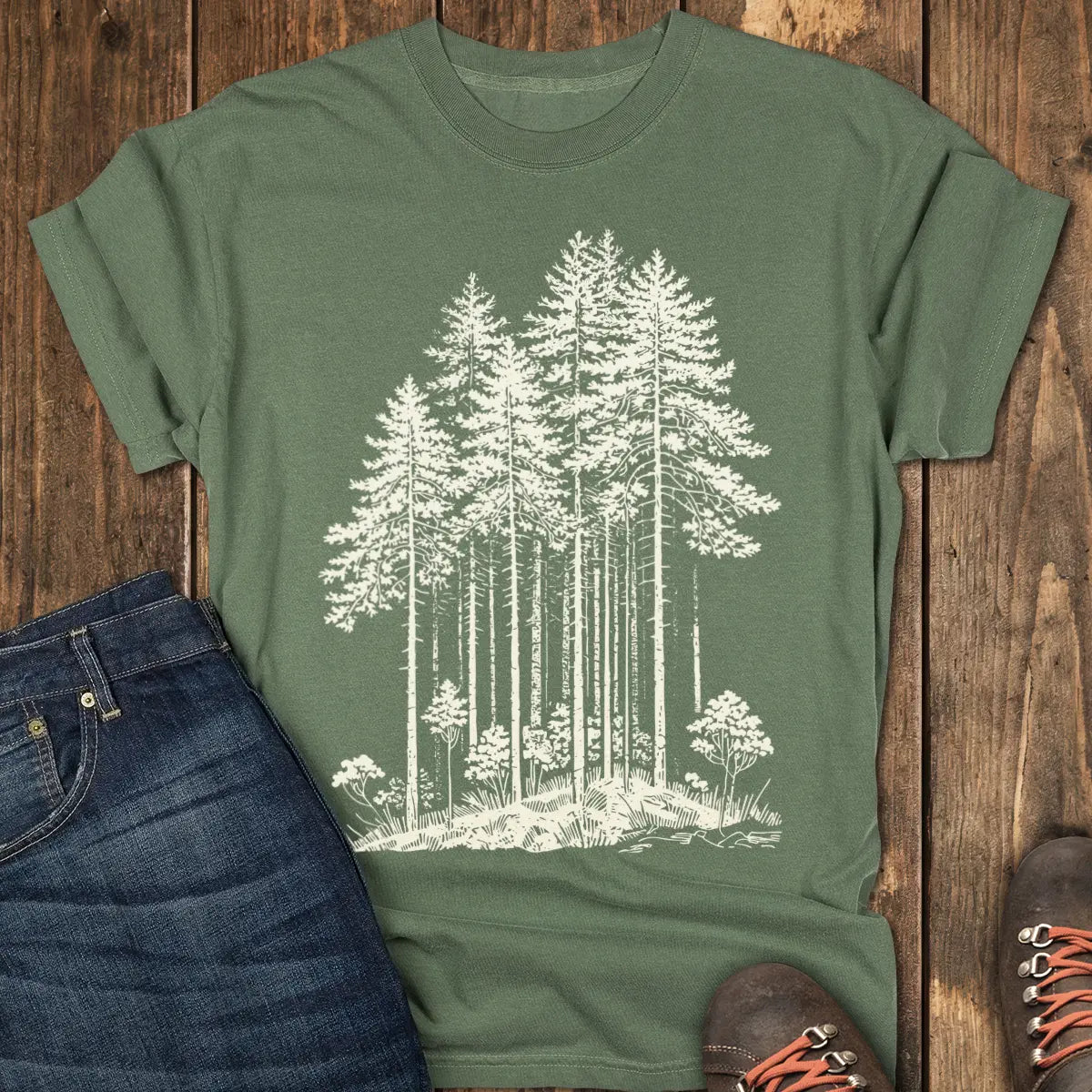 Explore the Unknown Tee - Moss