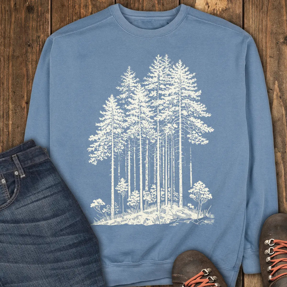 Explore the Unknown Sweatshirt - Blue Jean