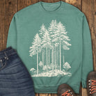 Explore the Unknown Sweatshirt - Light Green