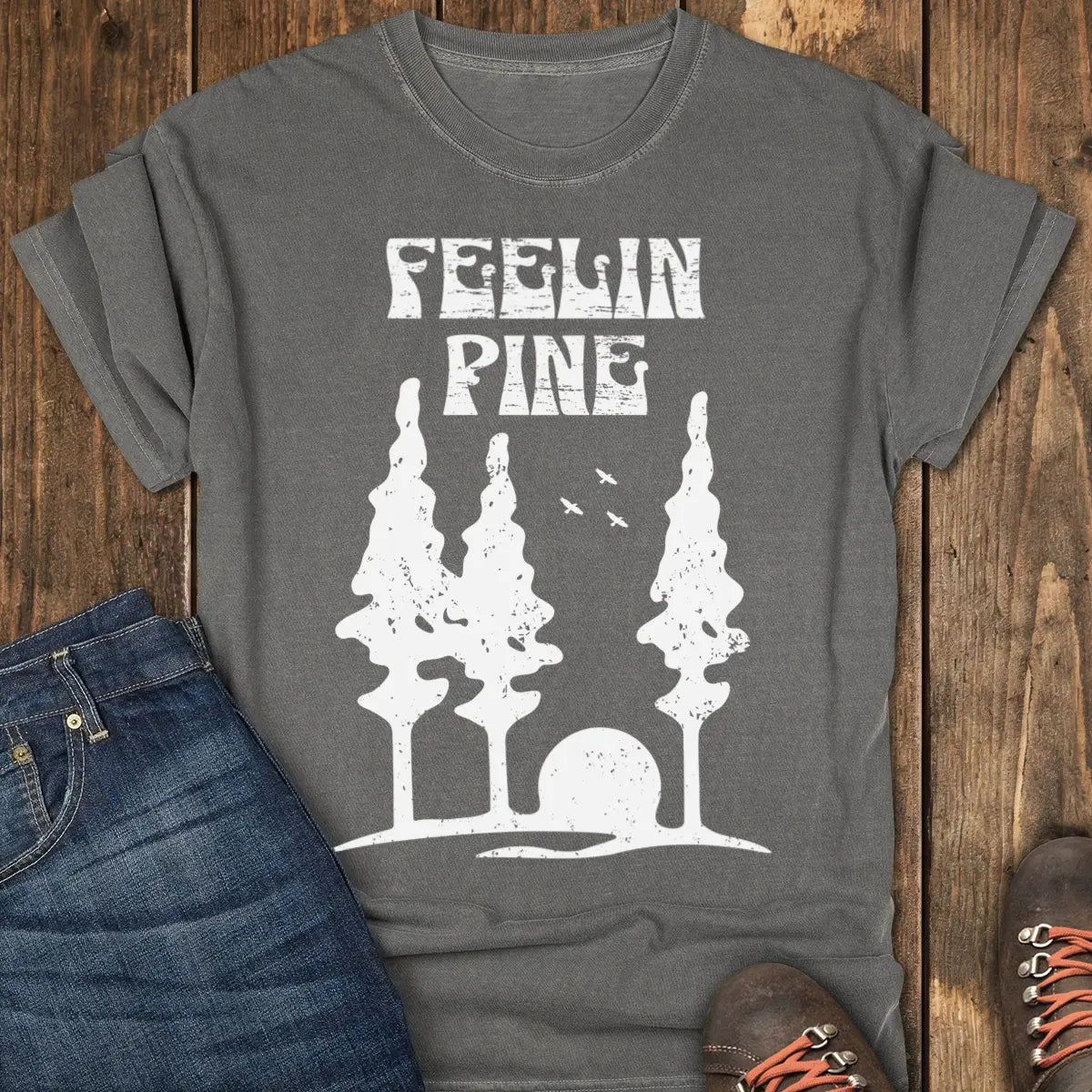 Feelin Pine Tee - Pepper