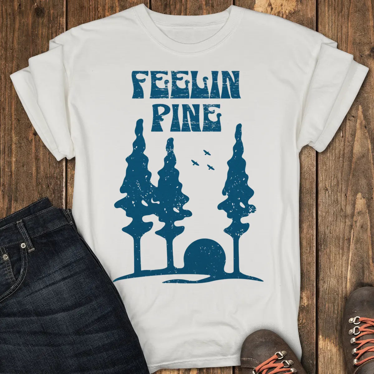 Feelin Pine Tee - White